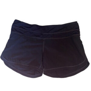 lululemon athletica Black Athletic Shorts Woman’s Size Medium